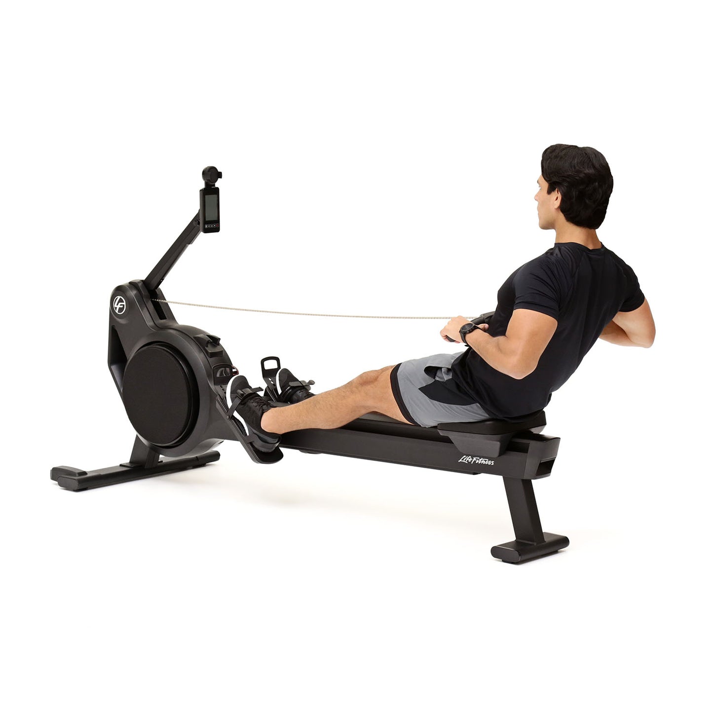 Life Fitness Heat Rowing Machine LCD